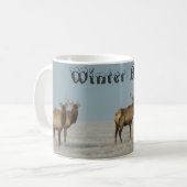 E18ブルエルクウィンターブルズ コーヒーマグカップ (正面左)