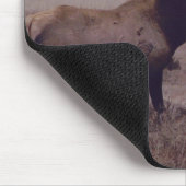 E19 Bullのオオシカの倍の低下の尖叉 マウスパッド (コーナー)