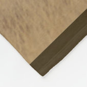 E1 雄のエゾシカ フリースブランケット (角)