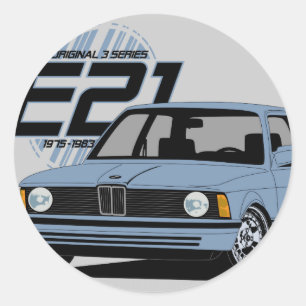 E21最初の3つのシリーズステッカー ラウンドシール