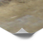 E22 バルエ鹿の雪の丘 ポスター (角)