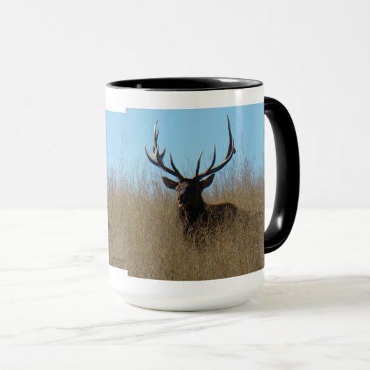 E26ブルエルク雑草の中に敷設 マグカップ (正面右)