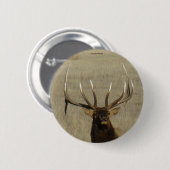 E29 Bullのオオシカの頭部の打撃 缶バッジ (正面&裏面)