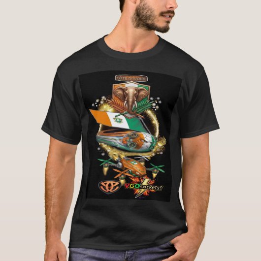 E2-コートジボワール Tシャツ (正面)