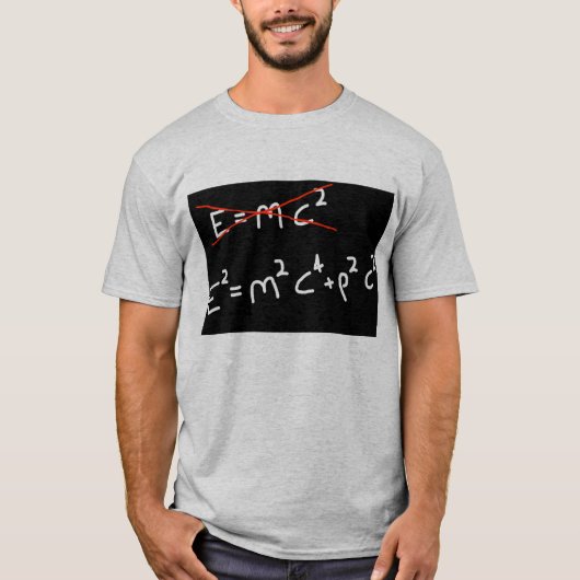 e2=m2c4+p2c2 tシャツ (正面)