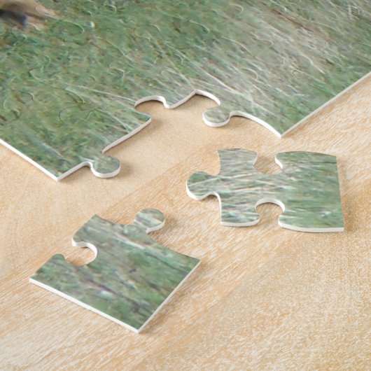 E3牛のエルクと子牛の鼻へ ジグソーパズル (側面)