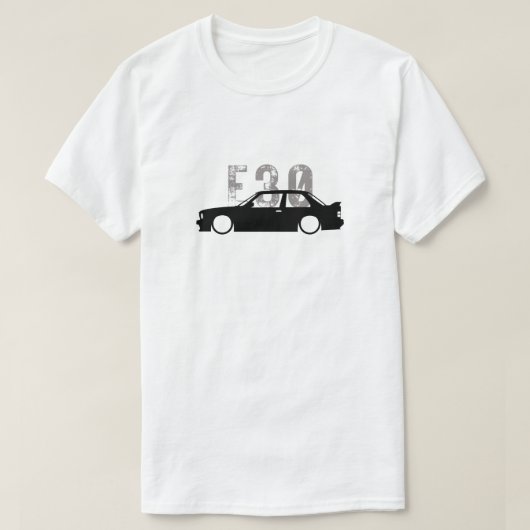 E30カーデザインTシャツ Tシャツ (デザイン正面)