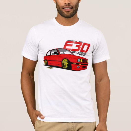 E30獣及び美しい Tシャツ (正面)