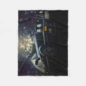 E30 Coupe mit Funken フリースブランケット (正面)