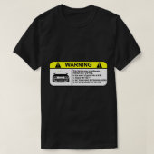 E30 Drift warning Tシャツ (デザイン正面)
