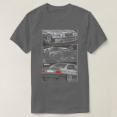 E36 Sport Car Illustratio Perfect Gift  Tシャツ (デザイン正面)