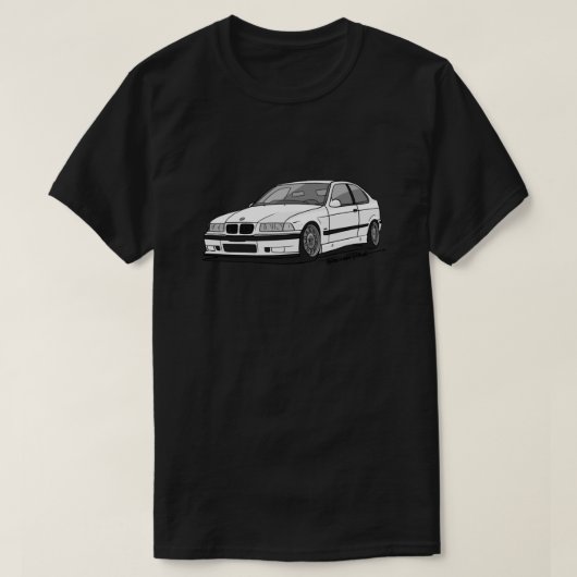 E36 Stance 318tiコンパクトクラシックなTシャツ Tシャツ (デザイン正面)