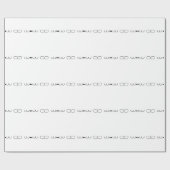 e39 black.png ラッピングペーパー (フラット)