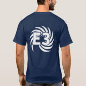 E3 - 教育し、装備させ、関与する Tシャツ (裏面)