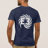 E3 - 教育し、装備させ、関与する Tシャツ (裏面)