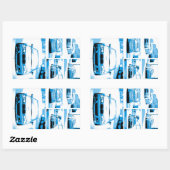 e46漫画 長方形シール (シート)