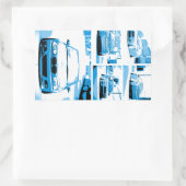 e46漫画 長方形シール (バッグ)