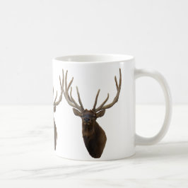 E48 Bull Elk Head in Velvet コーヒーマグカップ
