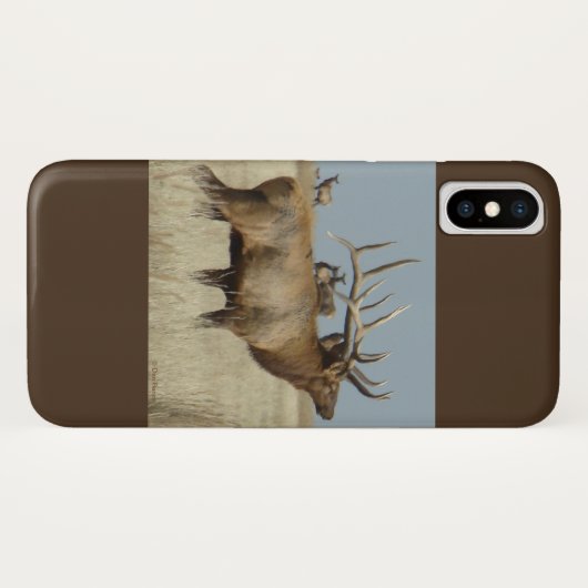 E4 マンテ鹿 Case-Mate iPhoneケース (裏面(横))