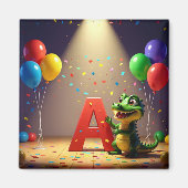 E4MA Kids Collection: Alligator Andy - Celebration マグネット (正面)