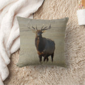 E59 オスのヘラジカ クッション (ブランケット)