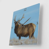 E62ブルエルクスカイライニング スクエア壁時計 (傾斜)