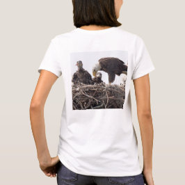 E7及びE8 SWFLEagleCam Logo'edの女性のワイシャツ Tシャツ