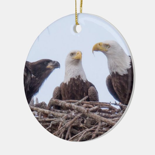 E9及び家族の休日のオーナメント セラミックオーナメント (左)