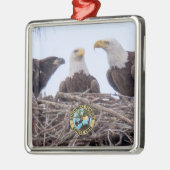 E9及び家族の休日のオーナメント メタルオーナメント (左)