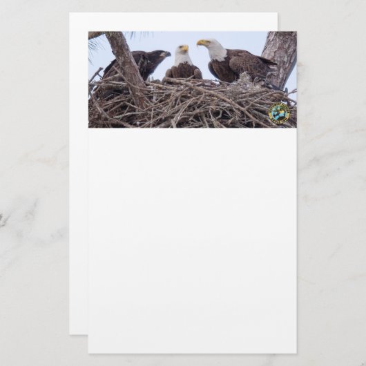 E9及び静止した家族のカスタム 便箋 (正面/裏面)