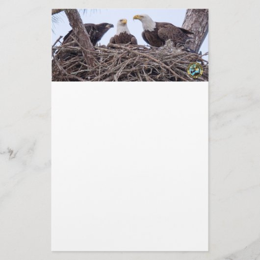 E9及び静止した家族のカスタム 便箋 (正面)