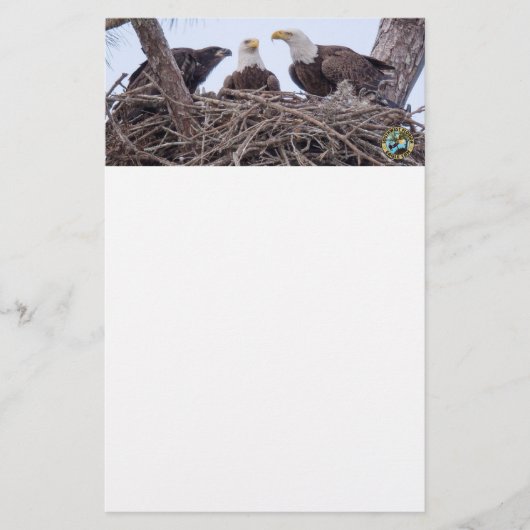 E9及び静止した家族のカスタム 便箋 (正面)