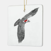 E9新しいライフイーグルクリスマスオーナメント セラミックオーナメント (左)