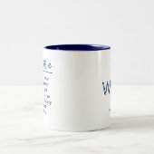 E -おもしろいな先生のマグの前のI ツートーンマグカップ (中央)