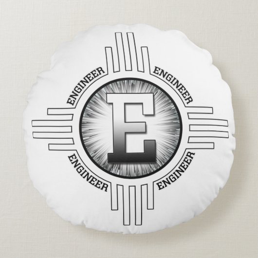 E（エンジニア） ラウンドクッション (正面)