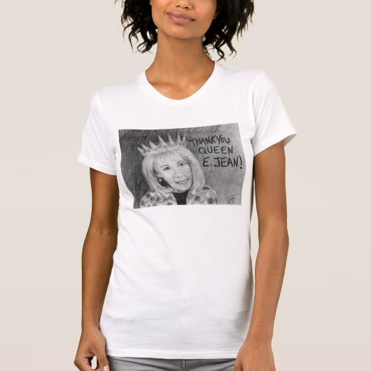 E.ジーン・キャロルさんありがとうTシャツ Tシャツ (正面)