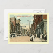 E. ステートストリート、ニュージャージー州トレントン ヴィンテージ ポストカード (正面/裏面)