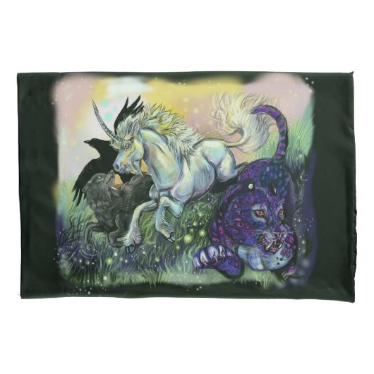 E.ディキンソン詩と夢のグルディアンズ 枕カバー (正面)