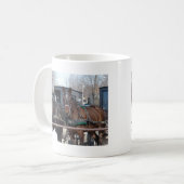 E.ヒッチングポストで コーヒーマグカップ (正面左)