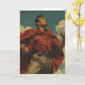 (E)ヒーローパパ カード (黄色い花)