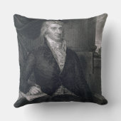 E.マッケンジー(enによって刻まれるロバートR.リビングストン クッション (裏面)