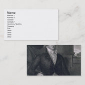 E.マッケンジー(enによって刻まれるロバートR.リビングストン 名刺 (正面/裏面)