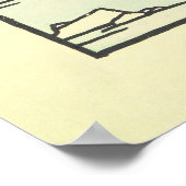 E.リチャードソンヴィンテージイラストレーションかわいい女の子 ポスター (角)