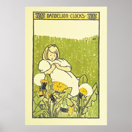 E.リチャードソンヴィンテージポスターかわいい女の子 ポスター (正面)