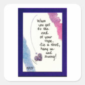 E.ロープの端に到達したとき スクエアシール (正面)