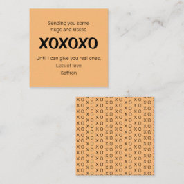 E.抱き締めとキス ノートカード