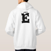 E、目玉つき手紙 パーカ (裏面)