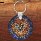 e-16ステンドグラスKEYCHAIN キーホルダー (正面)