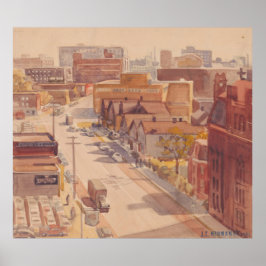 E 18通り南を探して – ホッパープリント ポスター