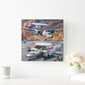 E-2ホーキー スクエア壁時計 (ホーム)